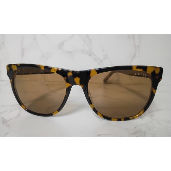 Guess Yellow Tortoise Unisex Sunglasses - NEW - Picture 1 of 8